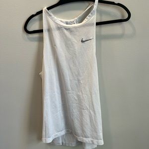 Nike dry fit halter workout tank top white size S